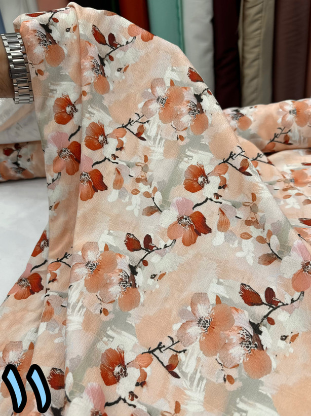 پارچه کریشه پفکی